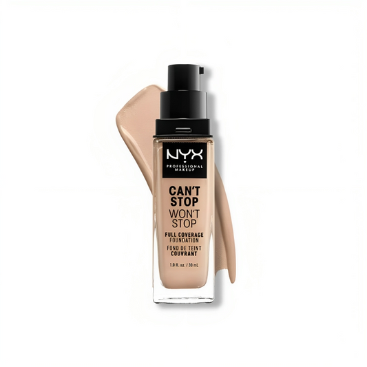 NYX Can't Stop Won't Stop Full Coverage Foundation 30ml - Vanilla