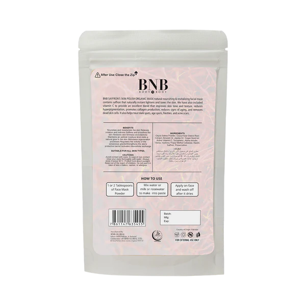 BNB Saffron Skin Polish Mask