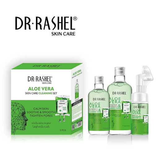 Dr Rashel - Aloe Vera Soothing & Moisture Skin Cleansing Set - 3Pcs- Set
