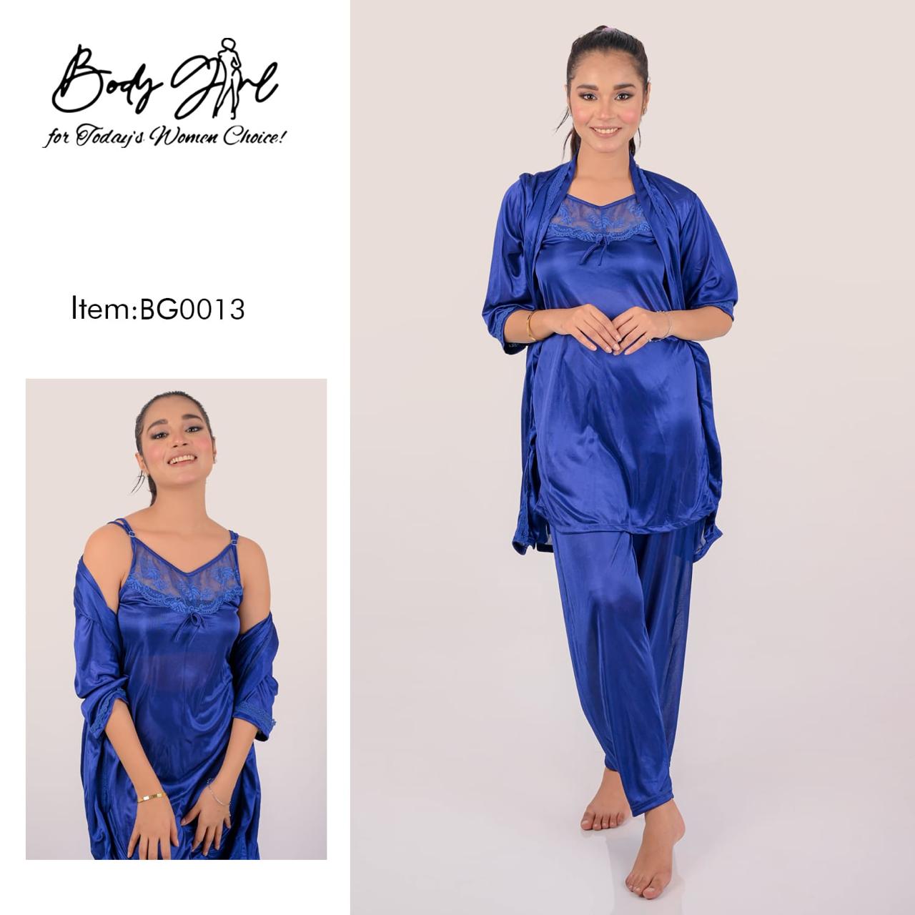 Silk Royal Blue Nighty
