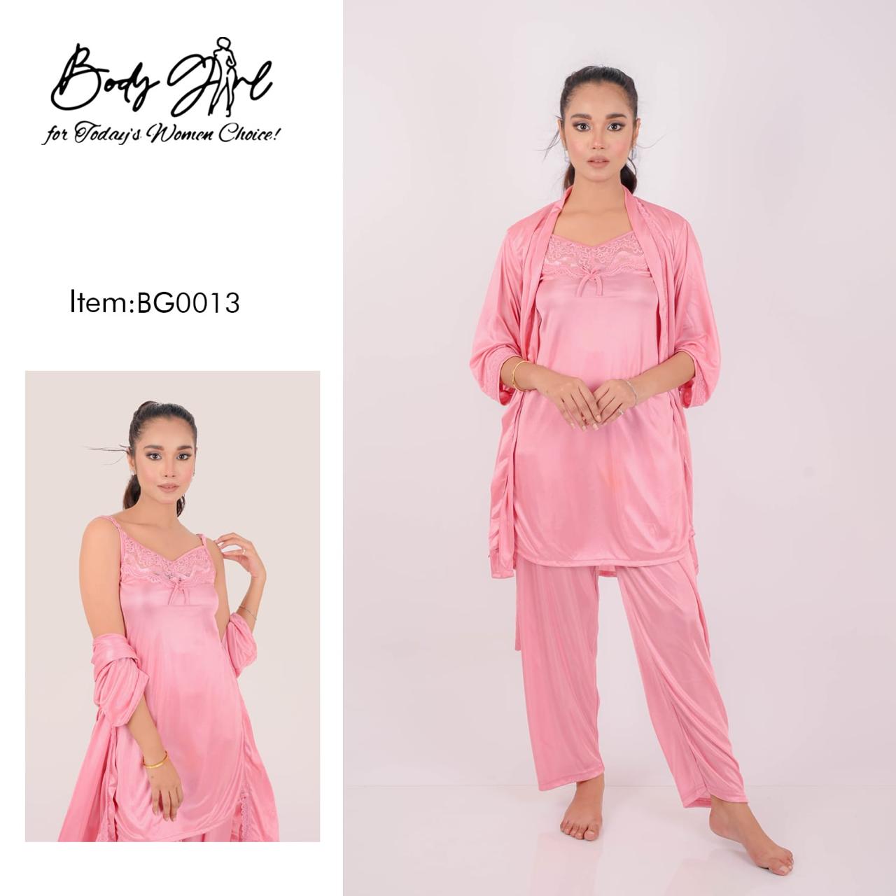 Silk Baby Pink Nighty