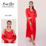 Silk Red Nighty