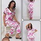 Floral Printed Shirt & Trouser Night Wear For Girls & Women