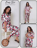 Stylish 2-Piece Puzzle Print Pajama Set – Comfortable & Trendy Sleepwear