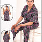 Nighty Fun Girls Nightwear Suit Black