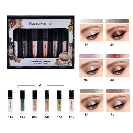 Heng Fang Soft And Glaring Eyeshadow - Set A