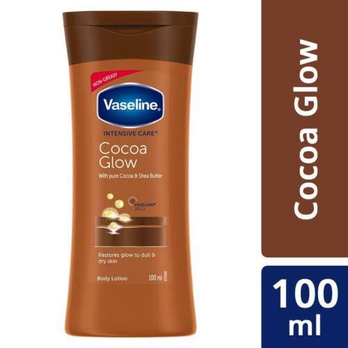 Vaseline Intensive Care Cocoa Glow Body Lotion Restore Dull Dry Skin Glow -100 ml