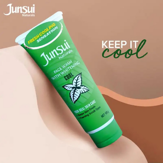 Junsui Naturals Cool Face Wash With Whitening - 100g
