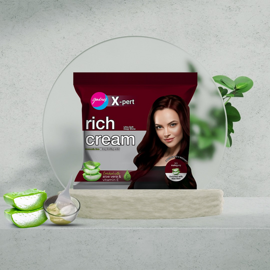 Godrej X-Pert Rich Cream Enriched with Aloe-Vera & Vitamin-E