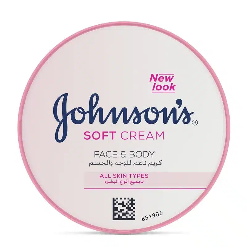 Johnson's Moisturizing Soft Cream for Face & Body - 200ml