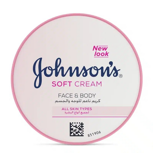 Johnson's Moisturizing Soft Cream for Face & Body - 200ml