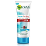 Garnier Pure Active Anti-Acne & Oil Clearing White Foam - 100ml