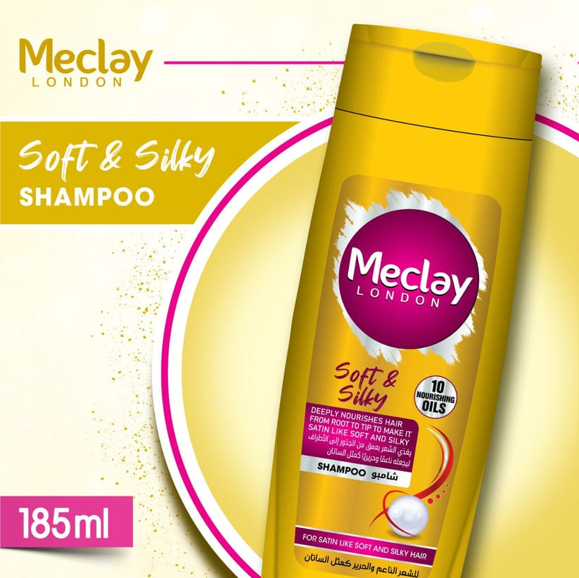 Meclay London Soft & Silky Shampoo - 185ml