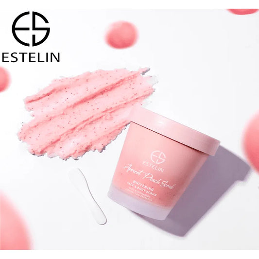 Estelin Whitening Peach Scrub For Face & Body