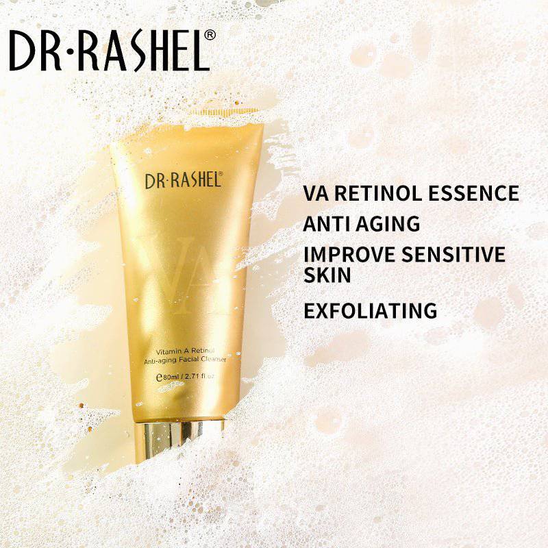 DR RASHEL Face Wash Vitamin A Retinol Anti-aging Facial Cleanser 80ml