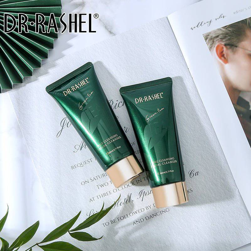 DR RASHEL Green Tea Pore Cleansing Facial Cleanser 80ml Face Wash