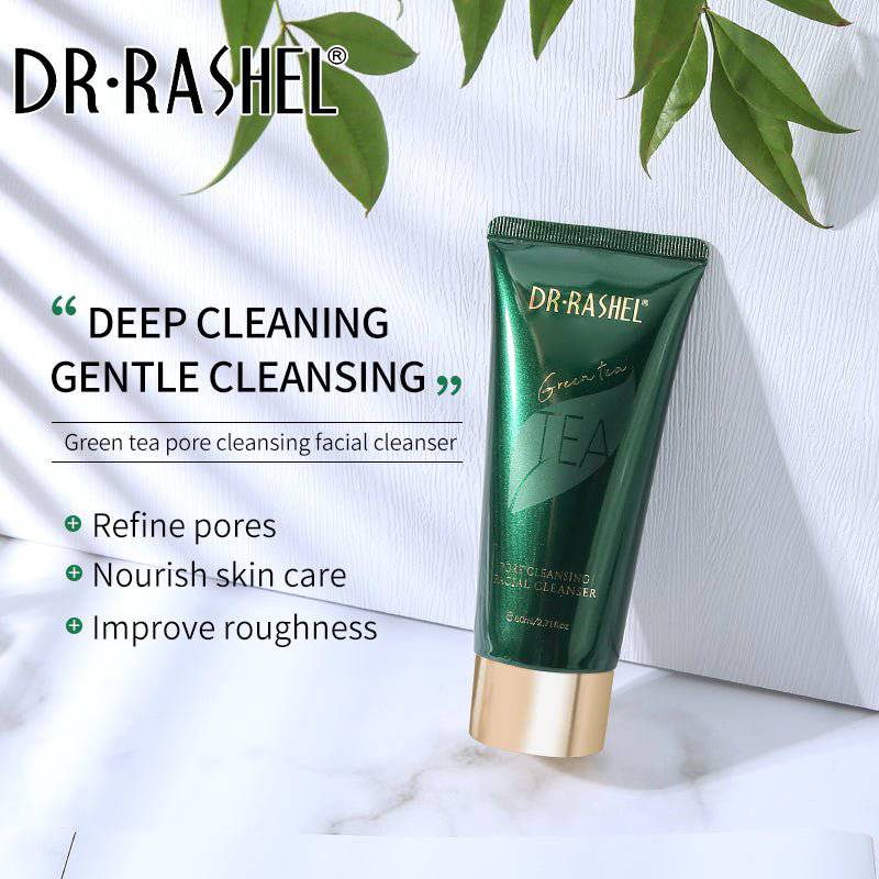 DR RASHEL Green Tea Pore Cleansing Facial Cleanser 80ml Face Wash