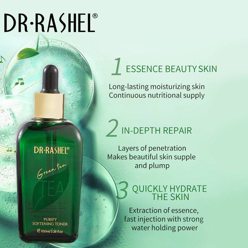 DR RASHEL Green Tea Purify Softening 100ml Facial Toner