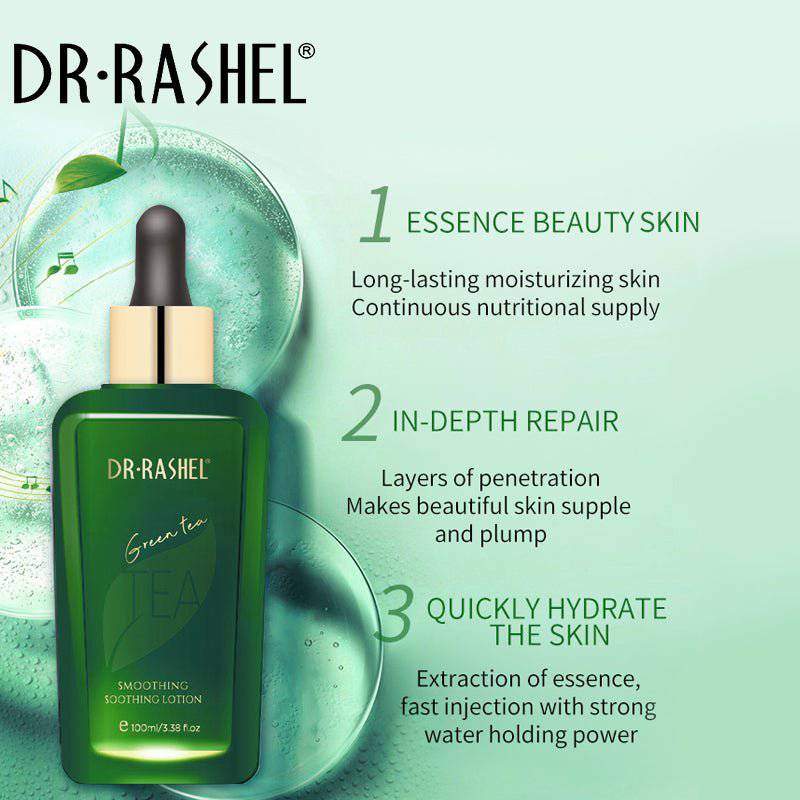 DR RASHEL Green Tea Smoothing and Soothing Facial Lotion For Sensitive Skin