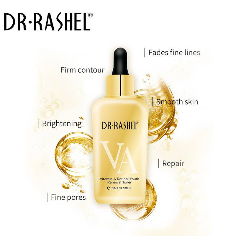 DR RASHEL Retinol Skin Care Product Vitamin A Youth Renewal Facial Toner 100ml