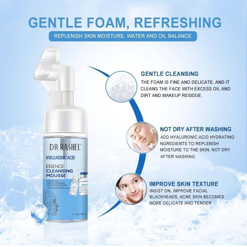Dr.Rashel Hyaluronic Acid Essence Cleansing Mousse - 125ml