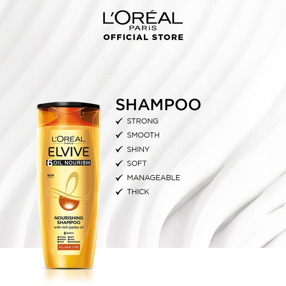 Loreal Paris Shampoo 6-Oil Nourish - 360ml