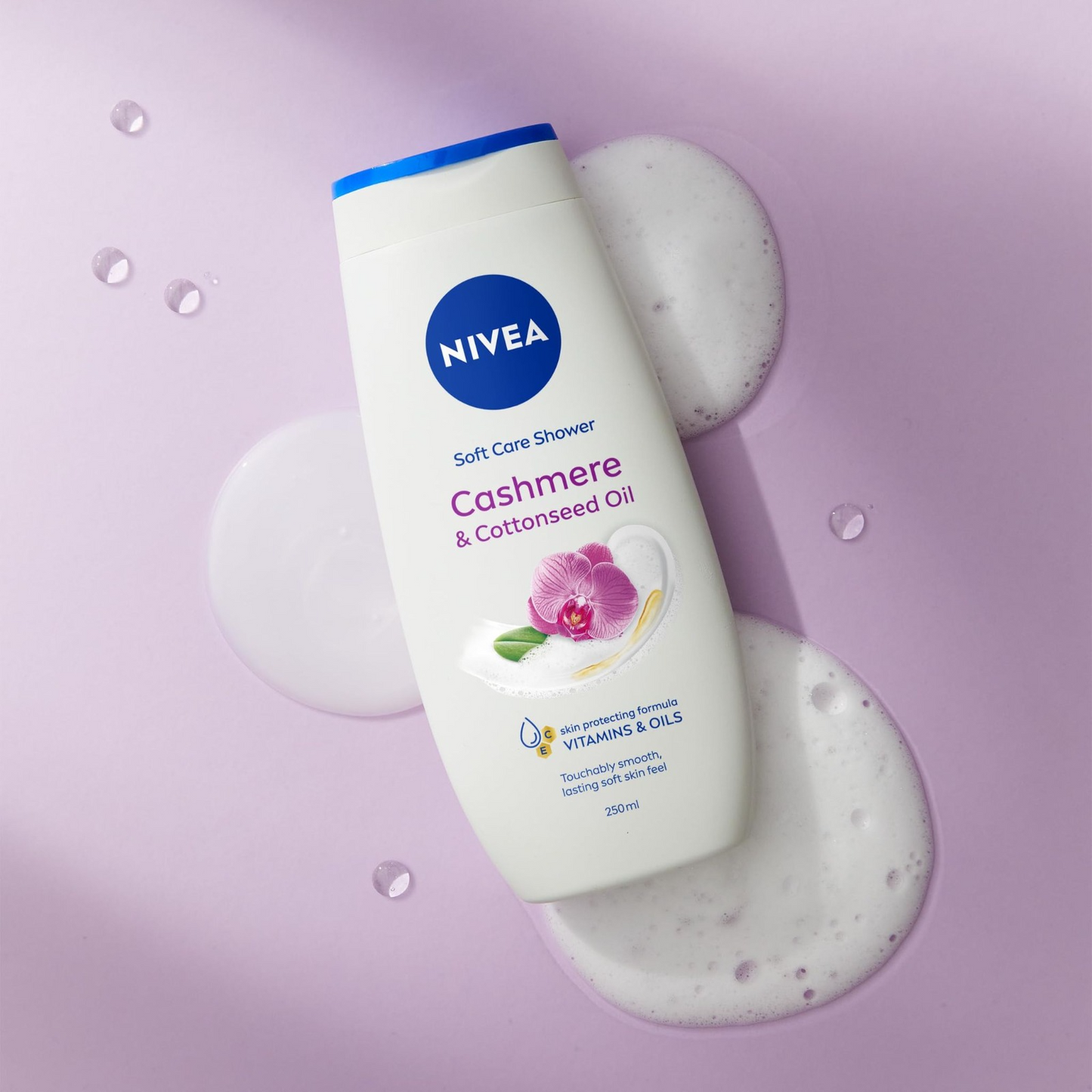 Nivea Shower Cream with Cashmere & Cottonseed Oil - 250ml