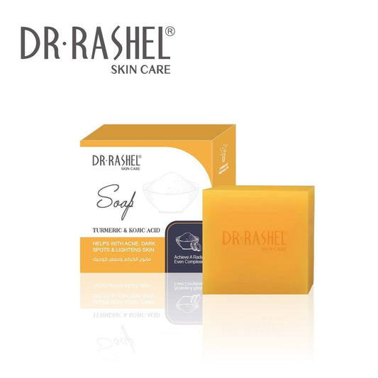 DR.Rashel Turmeric & Kojic Acid Glowing & Whitening Face & Body Soap