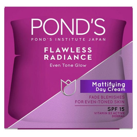 Pond's Flawless Radiance Mattifying Day Cream with SPF-15 - 50g