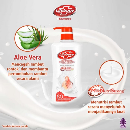 Lifebuoy Shampoo Hairfall Treatment with Milk Nutrients - 680ml