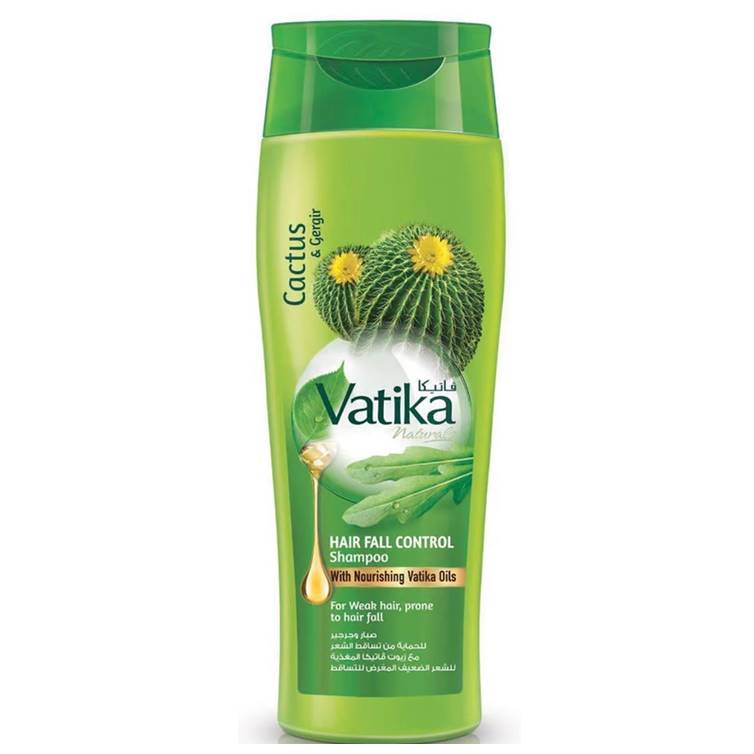 Dabur Vatika Cactus and Gergir Hair Fall Control Shampoo - 360ml